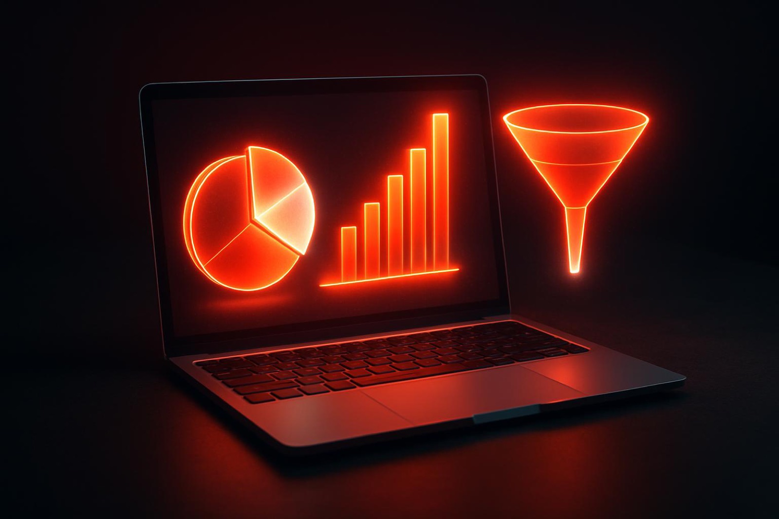 Dashboard com gráficos de resultado